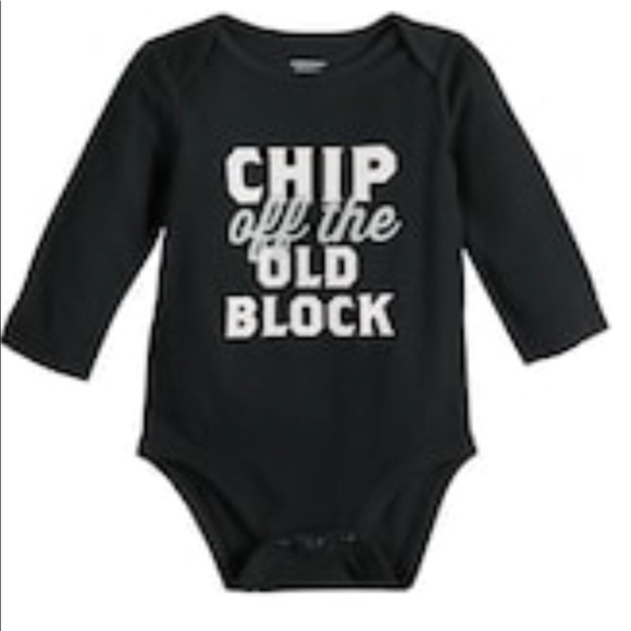 Other - NWT CHIP OFF THE OLD BLOCK ONESIE